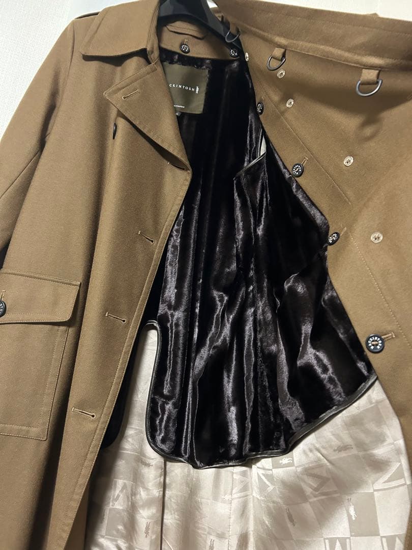 マッキントッシュ　ウールトレンチコート　36
