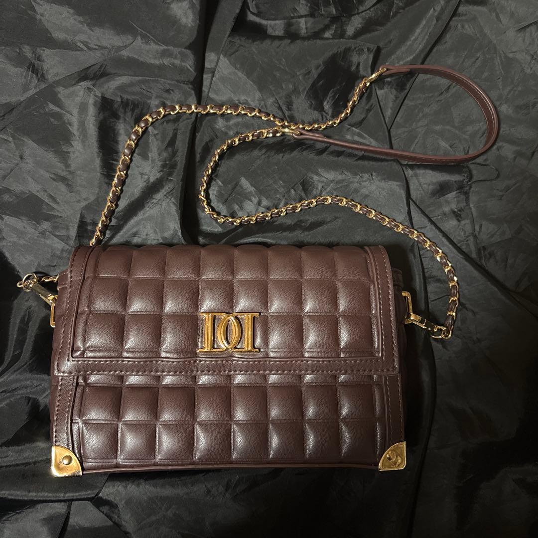 ダーリッチ チョコレートキルトバッグ ブラウン