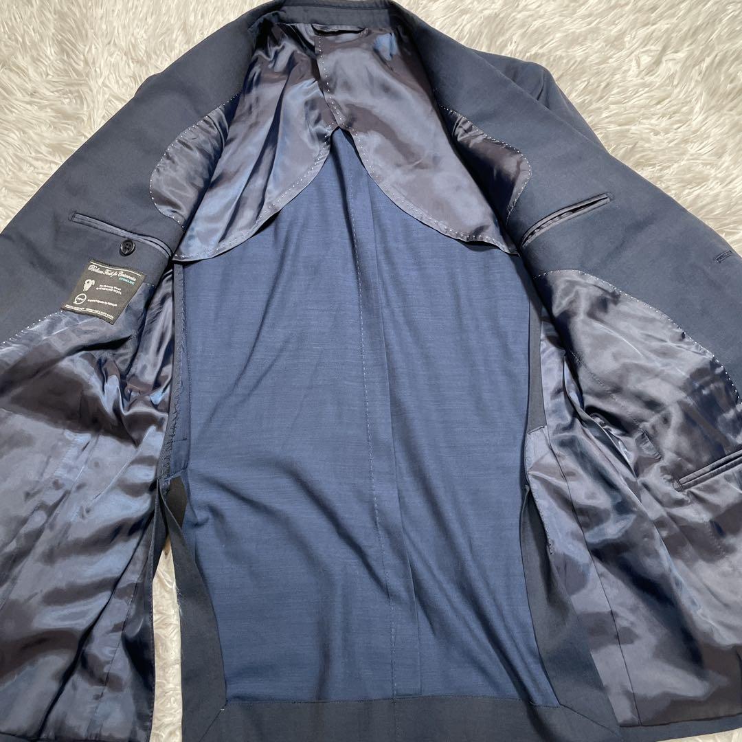 スーツカンパニー　セットアップ　スーツ　ベスト　3ピース　ネイビー　L