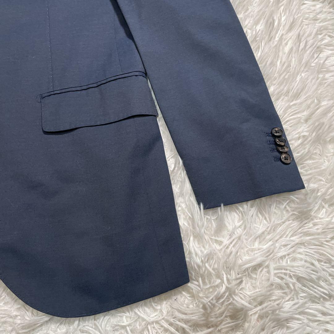 スーツカンパニー　セットアップ　スーツ　ベスト　3ピース　ネイビー　L