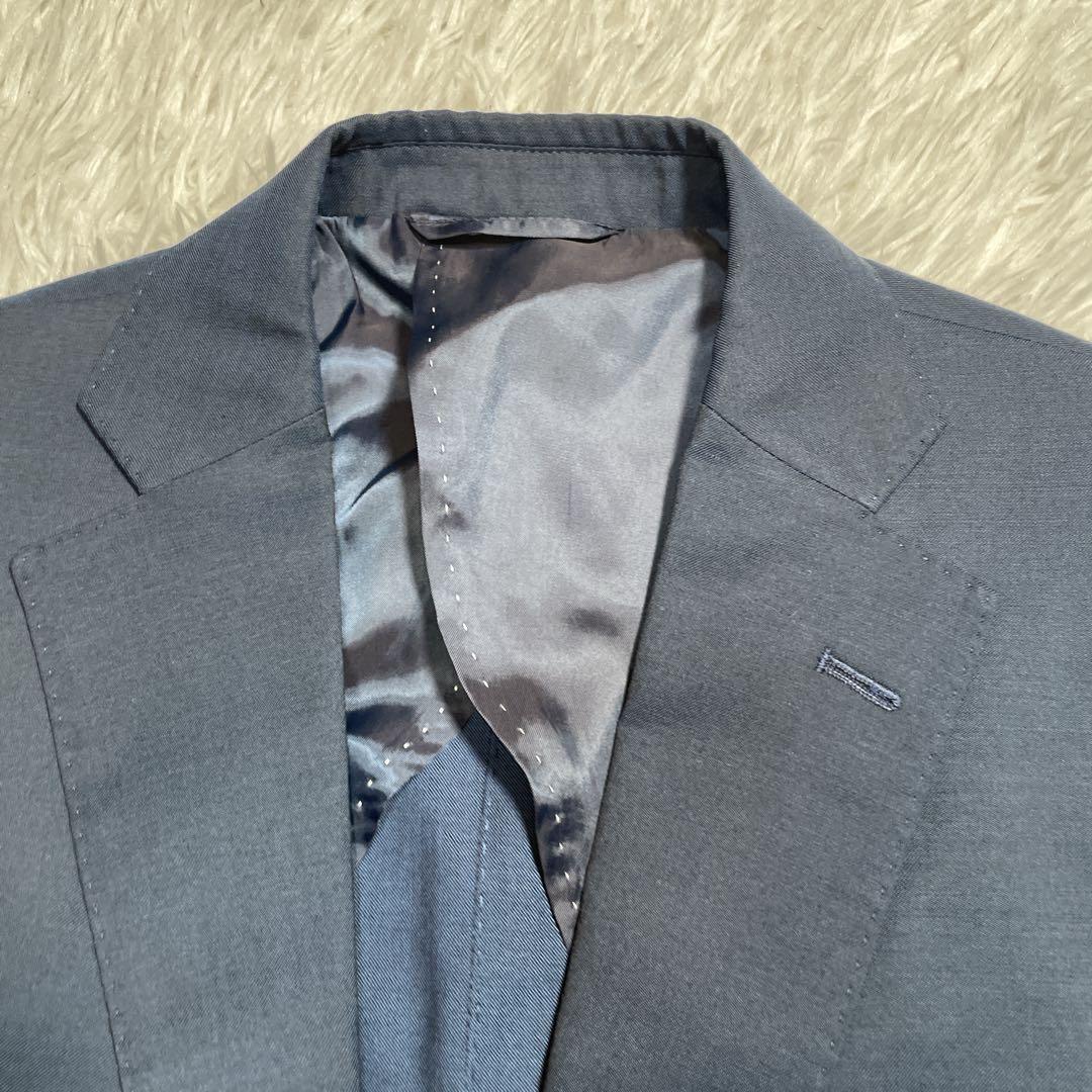 スーツカンパニー　セットアップ　スーツ　ベスト　3ピース　ネイビー　L