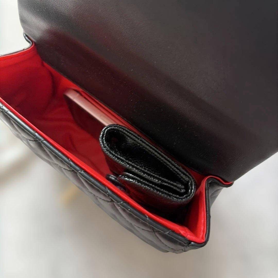 新品キルティングブラック、ノベルティ☆Cバック