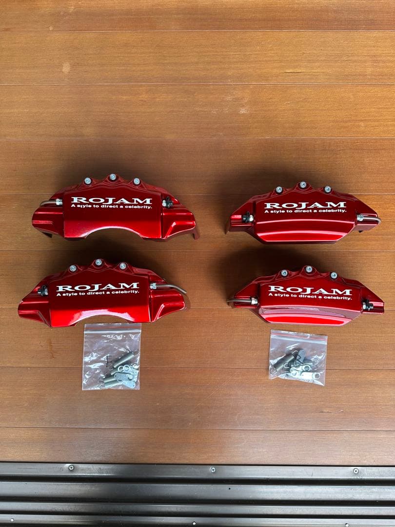 アルファード30 ROJAM キャリパー カバー 取付けステー付き