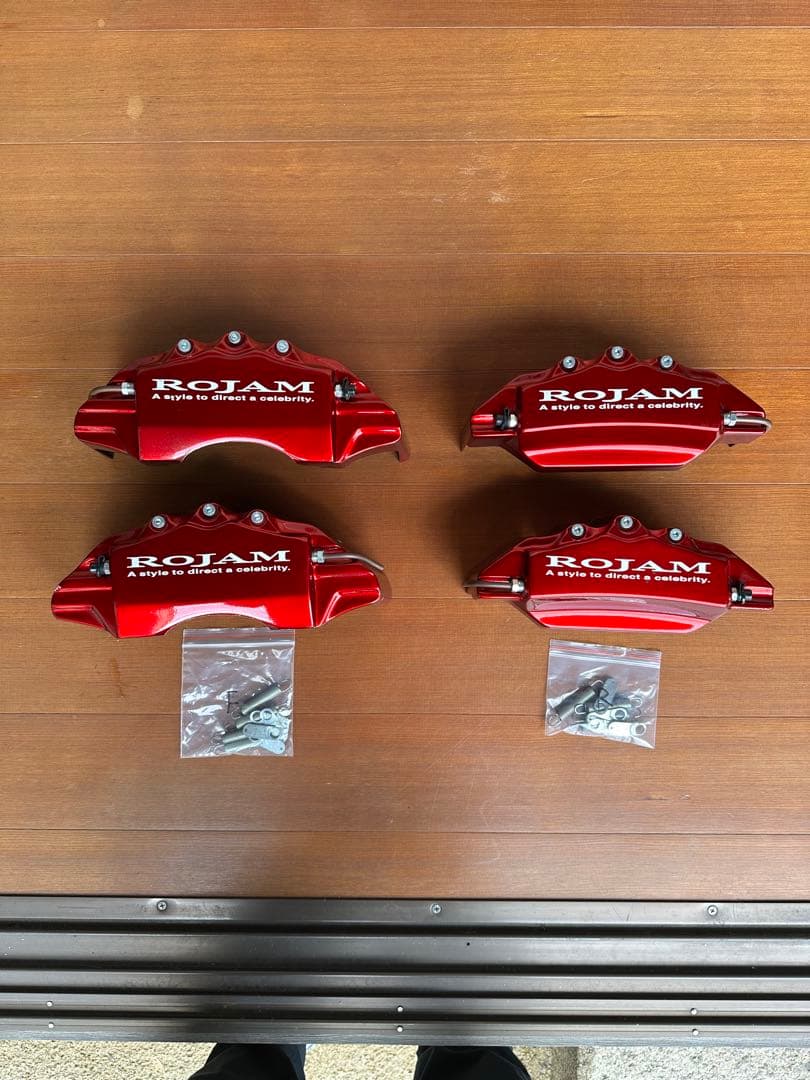 アルファード30 ROJAM キャリパー カバー 取付けステー付き