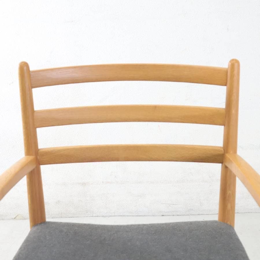 IDC大塚家具取扱 柏木工 シガーロ アームチェア オーク無垢 ダイニングチェア