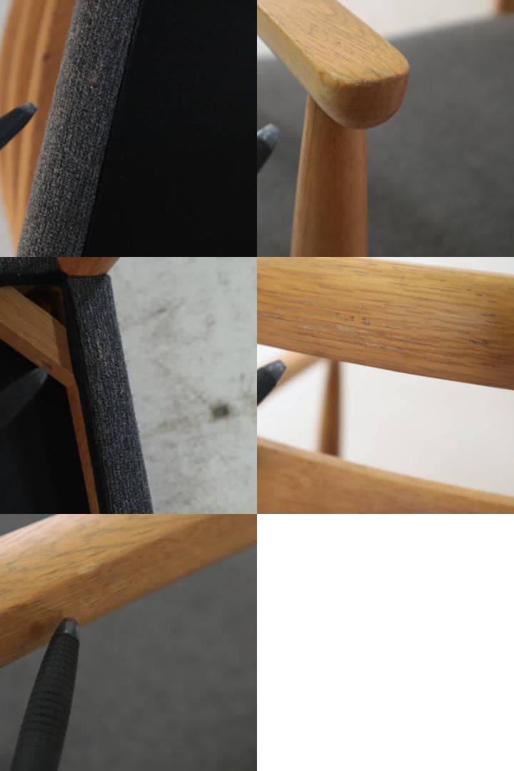 IDC大塚家具取扱 柏木工 シガーロ アームチェア オーク無垢 ダイニングチェア