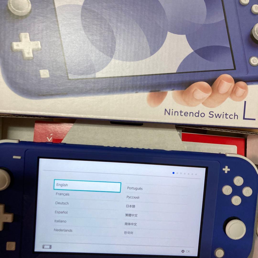 美品 Nintendo Switch Lite ブルー2024年製