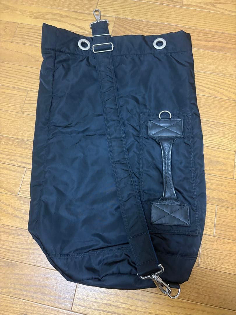 希少レアモデル　sacai porter ドラムバッグ　ボストンバッグ　黒