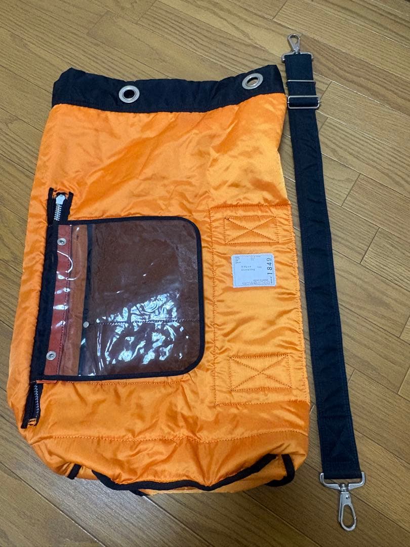 希少レアモデル　sacai porter ドラムバッグ　ボストンバッグ　黒