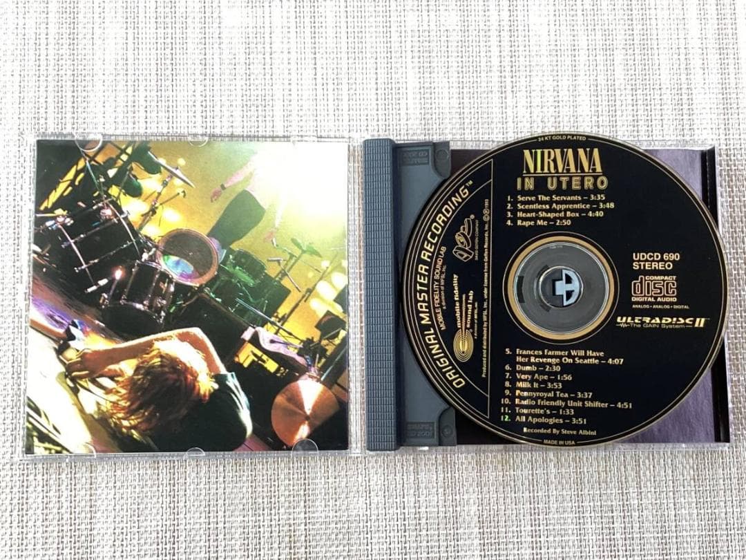 IN UTERO ニルヴァーナ NIRVANA UDCD-690 ゴールドCD