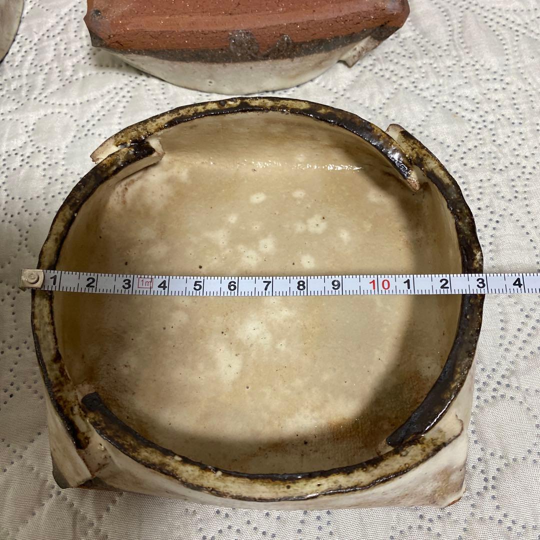 高級四角形皿4個セット 作家作品 茶会席 中皿 中鉢