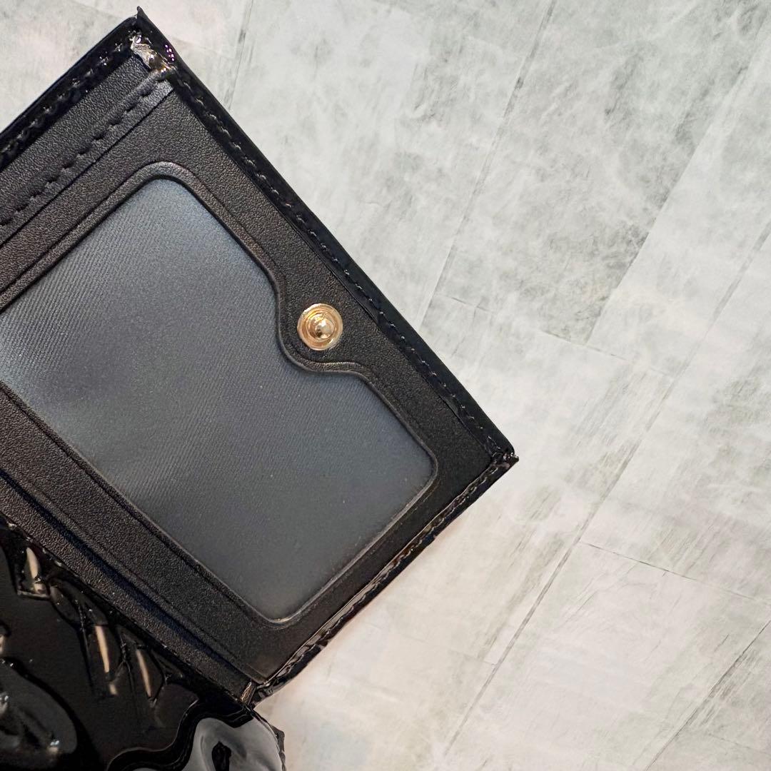 Vivienne Westwood 3つ折り財布 / エナメルブラック