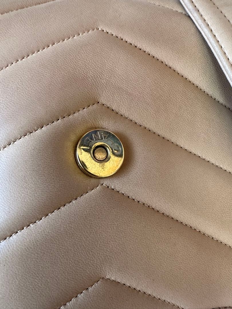 め*こ様 ビンテージ　CHANEL ベージュ ショルダーバッグ