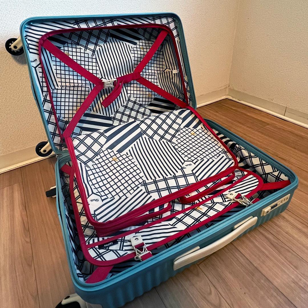 スーツケース　ace　HaNT　ハントマイン　47L　廃盤色ブルークローバー