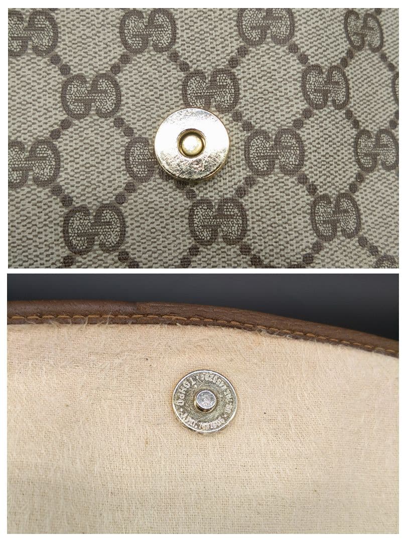 GUCCI クラッチバッグ GGスプリーム柄×シェリーライン 89・01・030