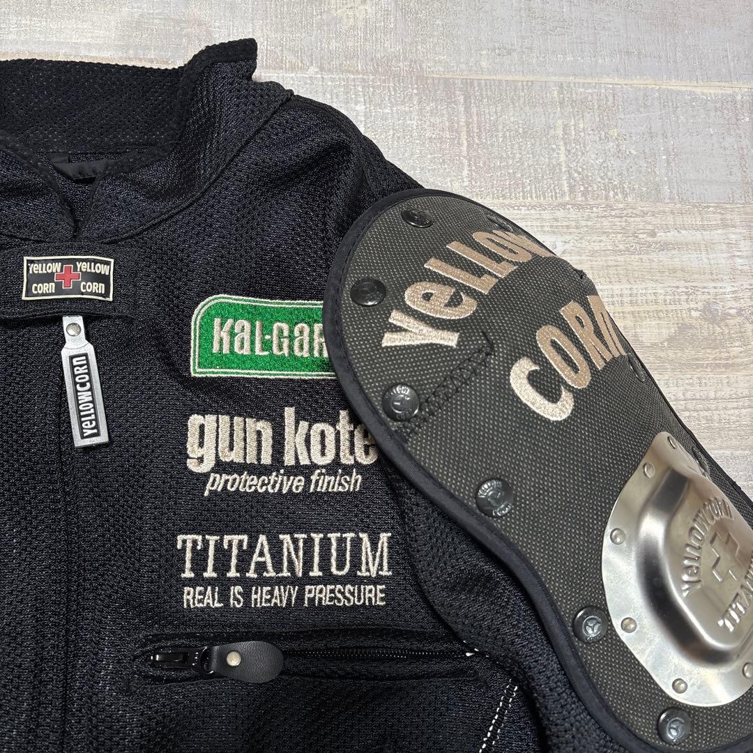 イエローコーン★ライダース★バイカーズ★メッシュジャケット【メンズ サイズM】