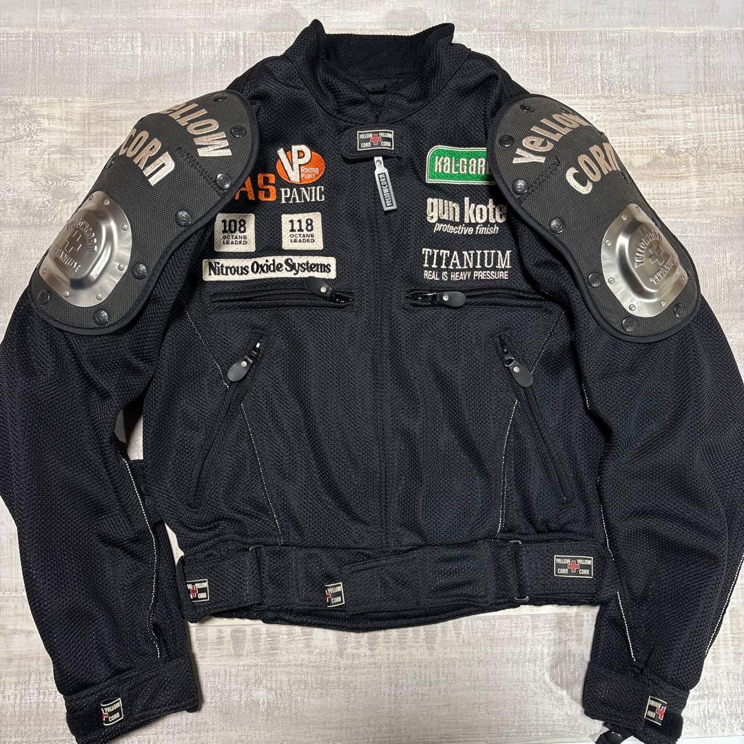 イエローコーン★ライダース★バイカーズ★メッシュジャケット【メンズ サイズM】