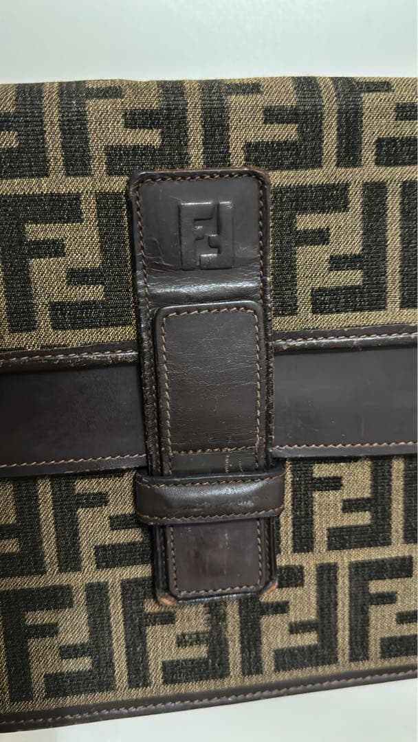 Fendi ショルダーバッグ ブラウン/ベージュ