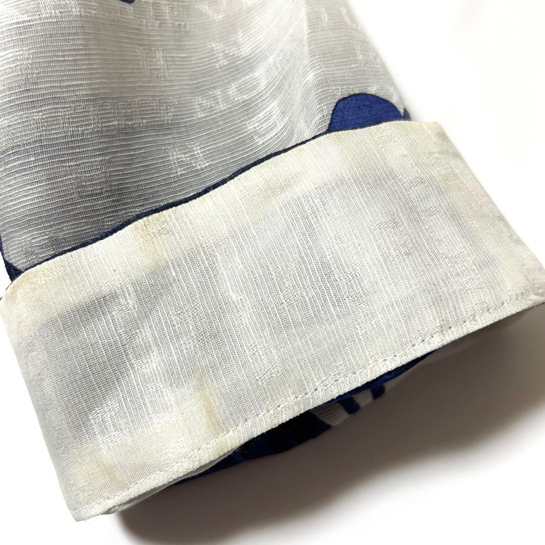 【美品】レオナール　テーラードジャケット　花柄　リネン×シルク　日本製　11AR