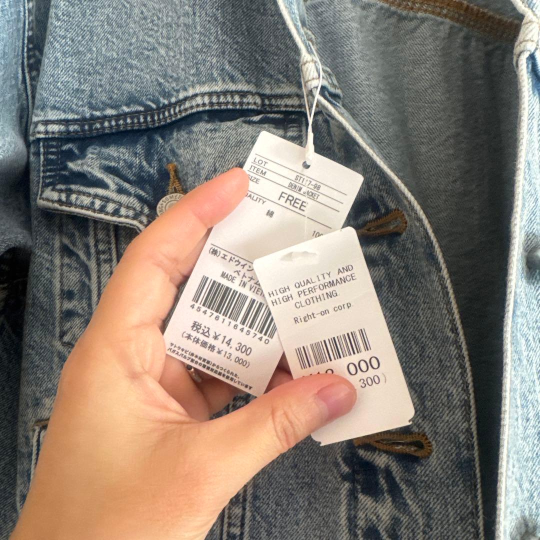 【新品未使用】something EDWIN デニムジャケット