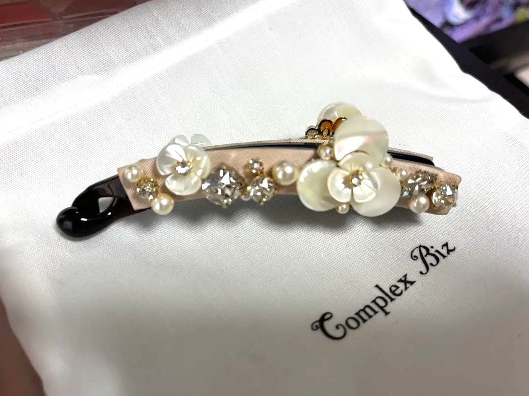 Complex Biz フラワーシェル バナナクリップ コンプレックスビズ保証書