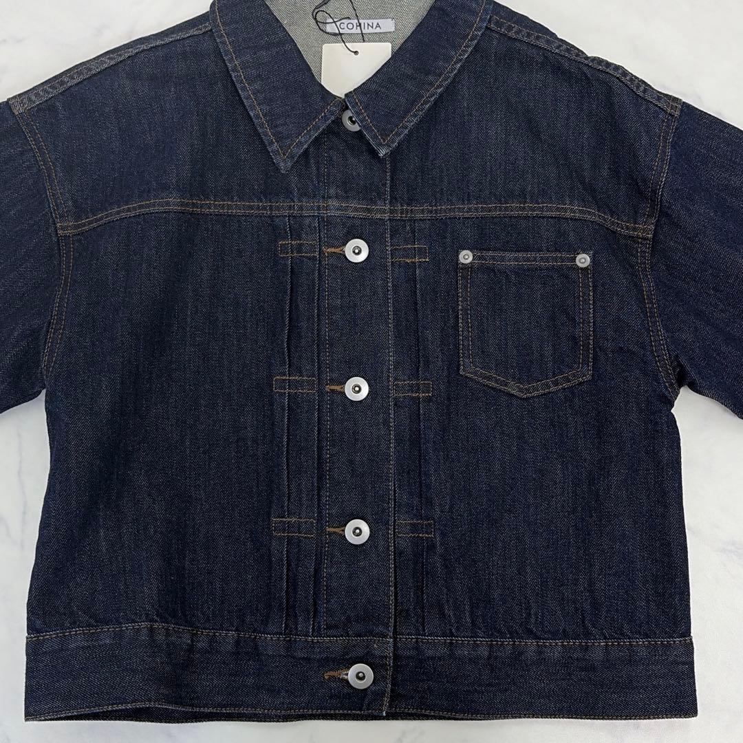 新品 COHINA ルーズデニムジャケット XS