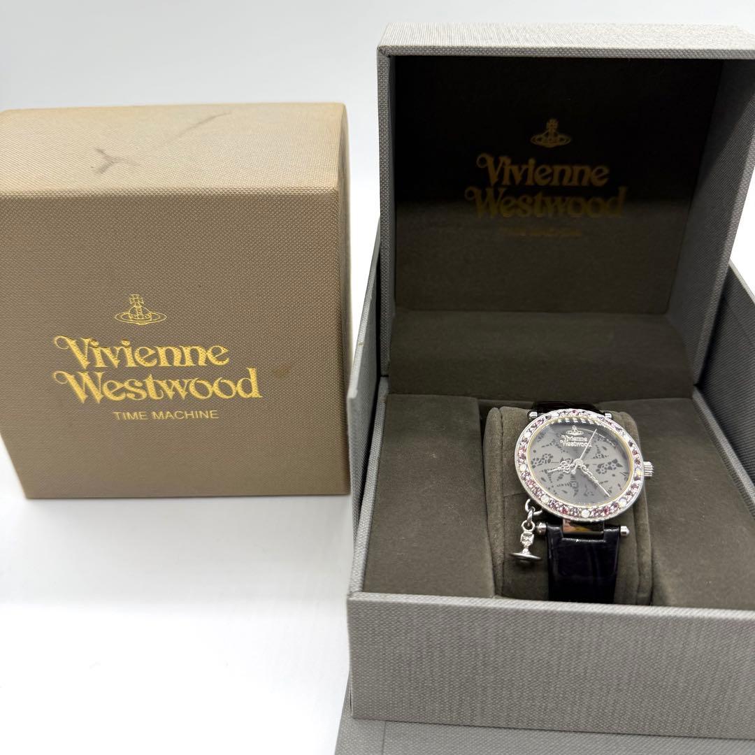 希少★ヴィヴィアンウエストウッド VV006GYBK 腕時計 稼動品 美品