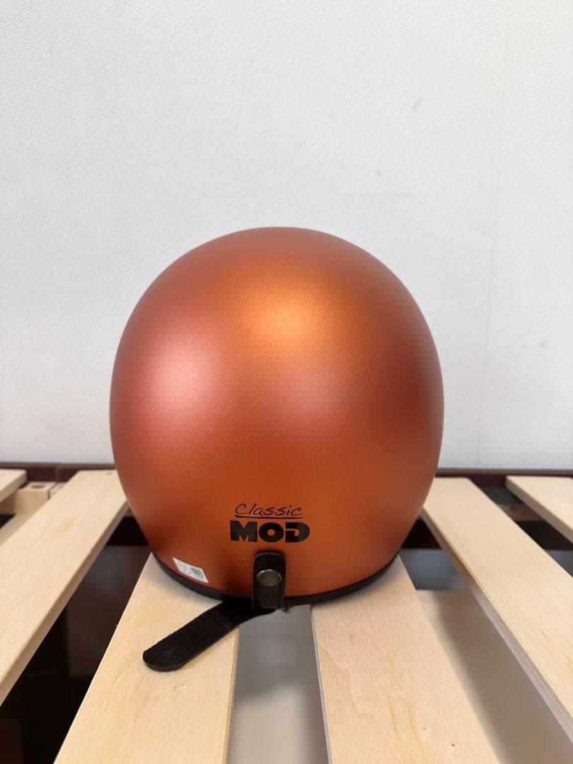 アライ　ヘルメット　クラシックmod ダスクオレンジ シールド付61-62cm