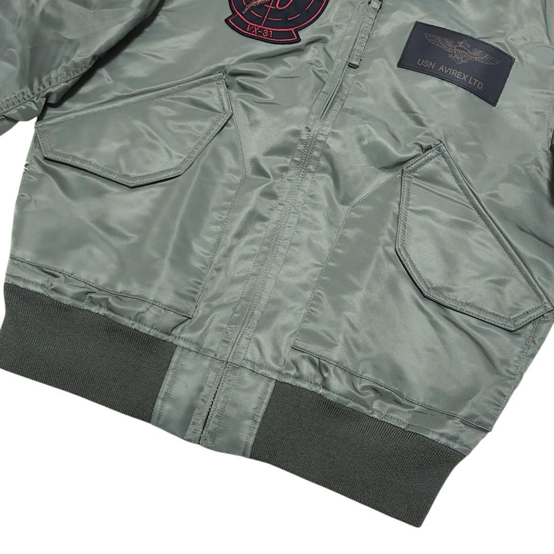 最終値下げ　AVIREX MA-1 CWU 36P VX-31 フライトJK