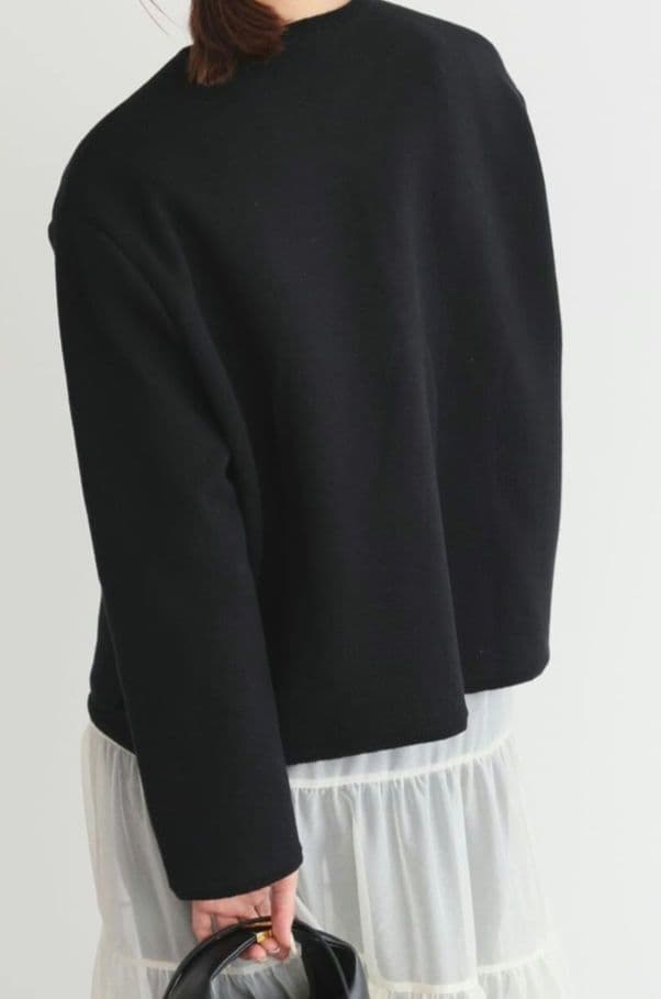 スローブイエナ　ダブルフェイスニットジャケット