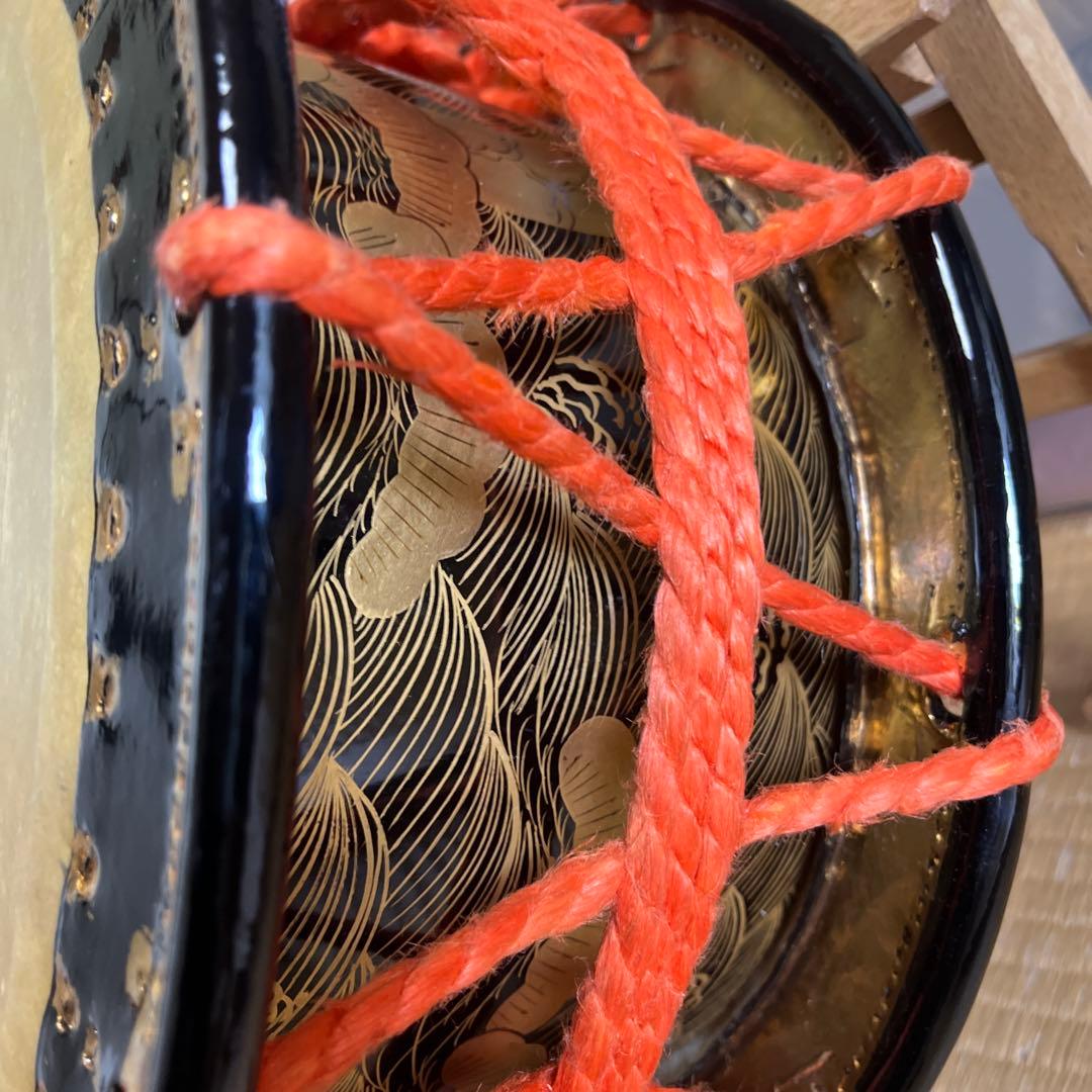つ*様 和太鼓 直径約40cm 金色模様