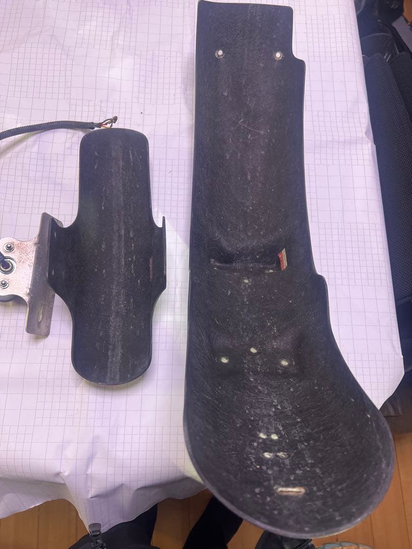 w650 社外フェンダー　前後