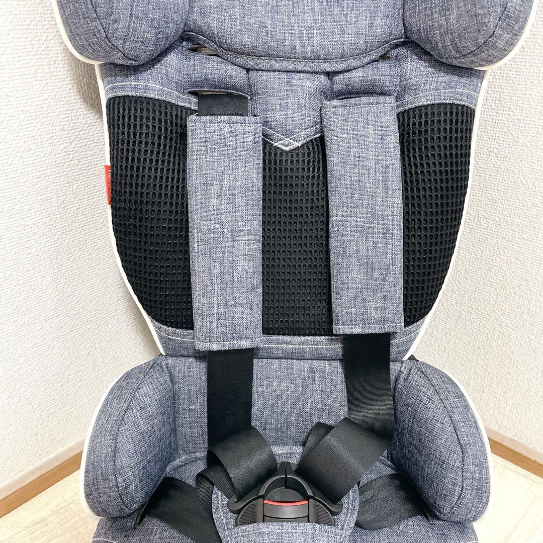 未使用級 日本育児 トラベルベストEC+ デニム チャイルドシート