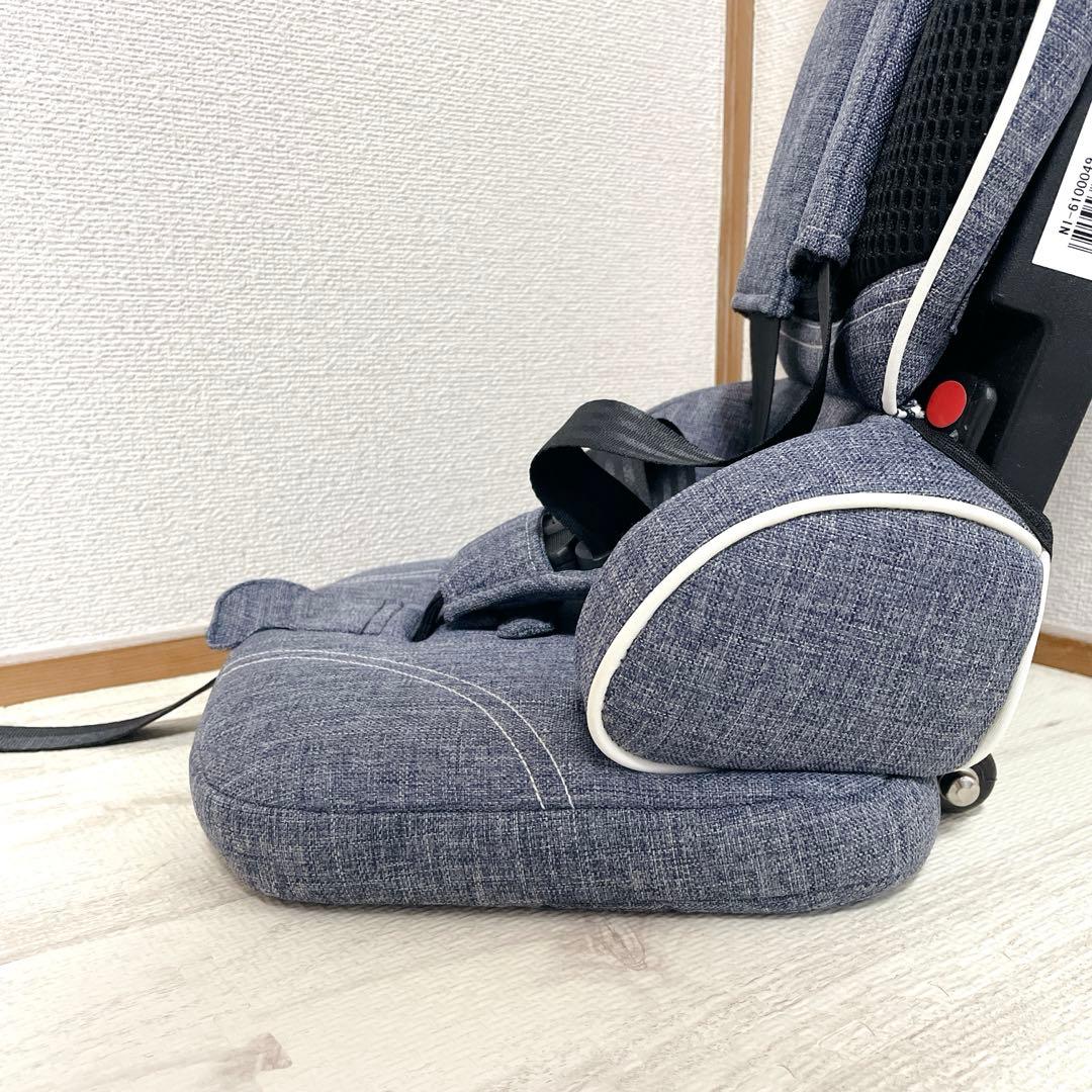 未使用級 日本育児 トラベルベストEC+ デニム チャイルドシート