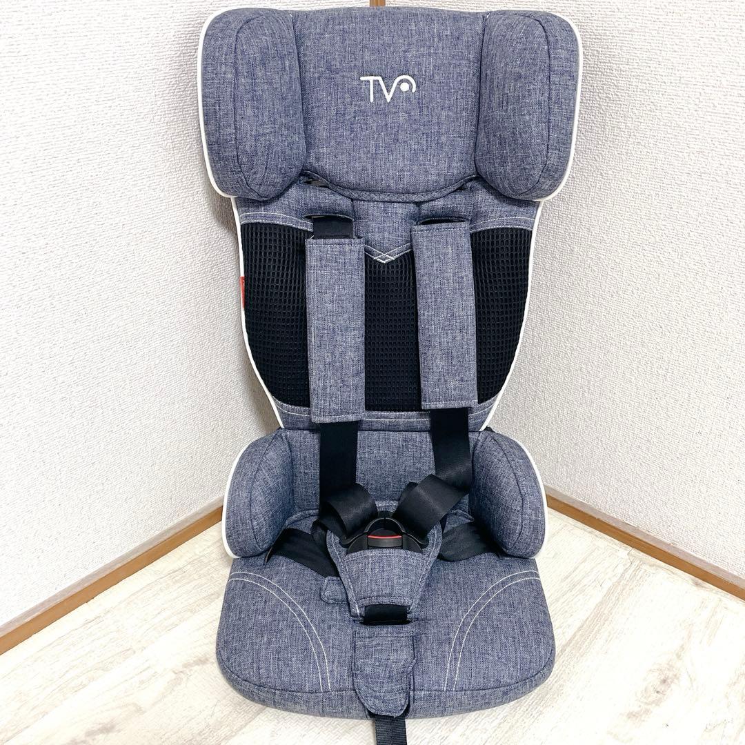 未使用級 日本育児 トラベルベストEC+ デニム チャイルドシート