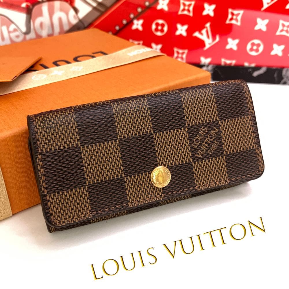 極美品✨ ルイヴィトン ダミエ ミュルティクレ 4 キーケース 159