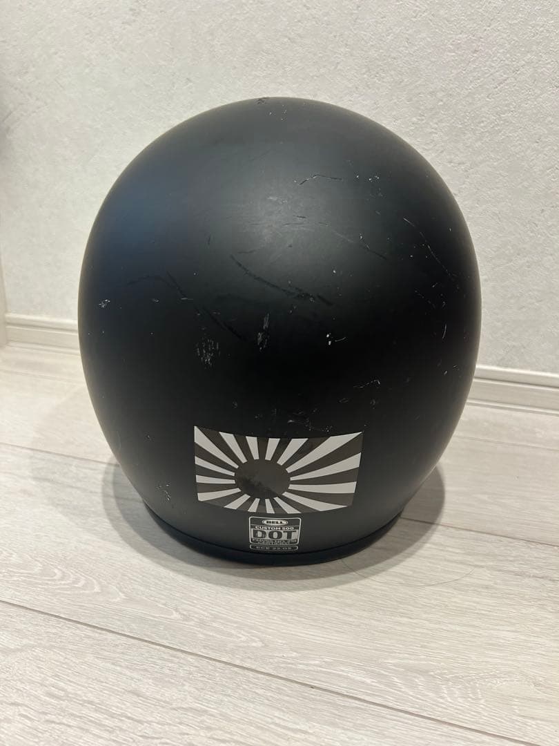 BELL マットブラック ヘルメット ミラーシールド