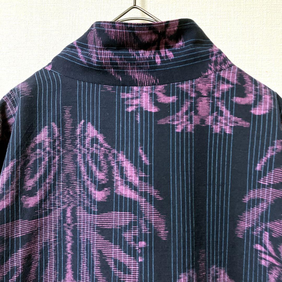 儀右衛門　ぎえもん　久留米かすり　スプリングコート　コート　希少　伝統工芸