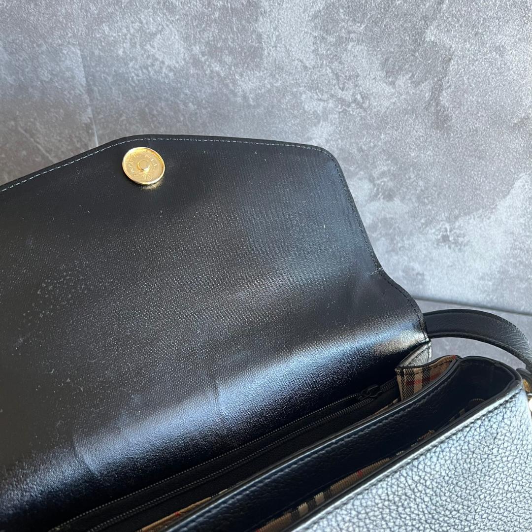 ⭐️Burberrys⭐️バーバリー ショルダーバッグ レザー ブラック