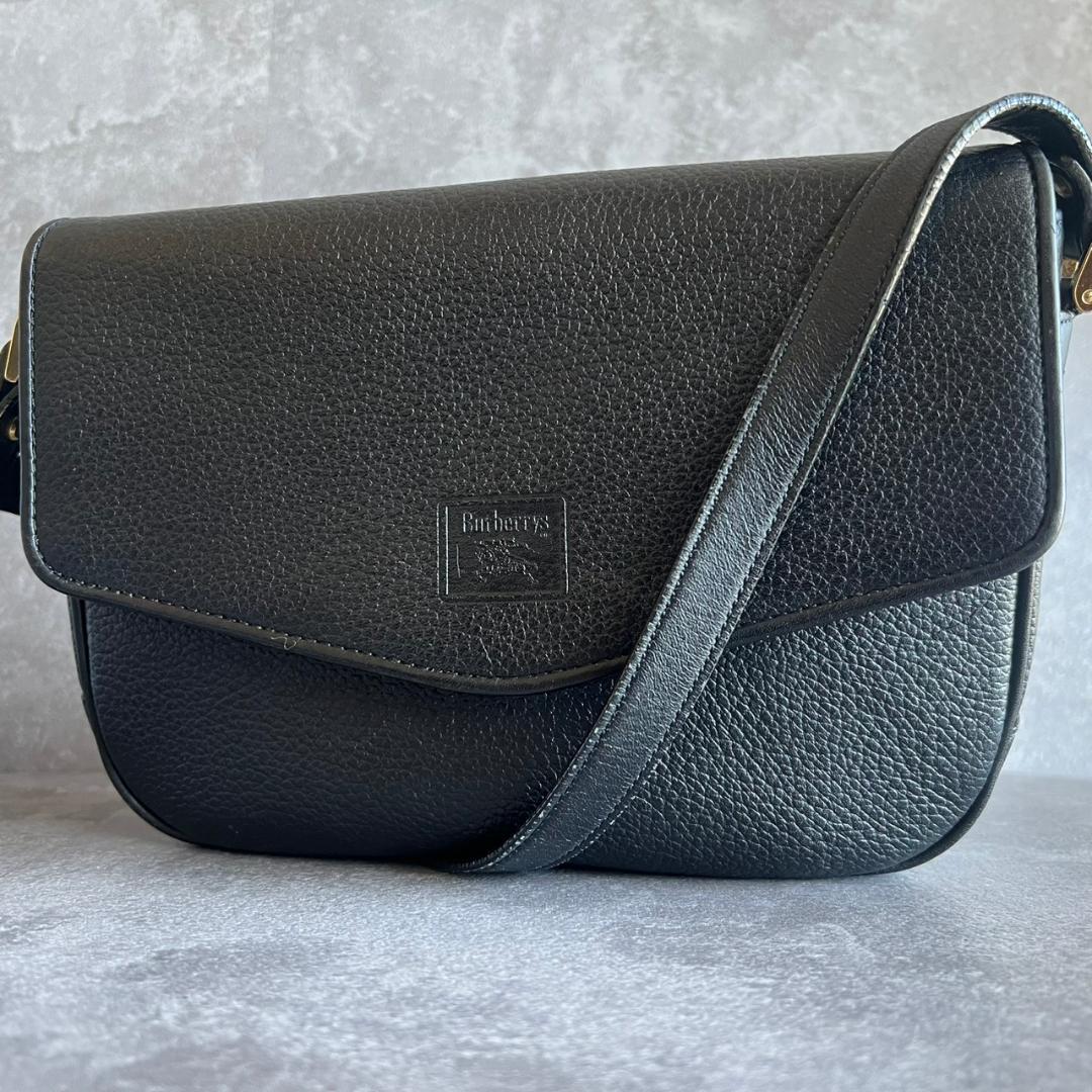 ⭐️Burberrys⭐️バーバリー ショルダーバッグ レザー ブラック