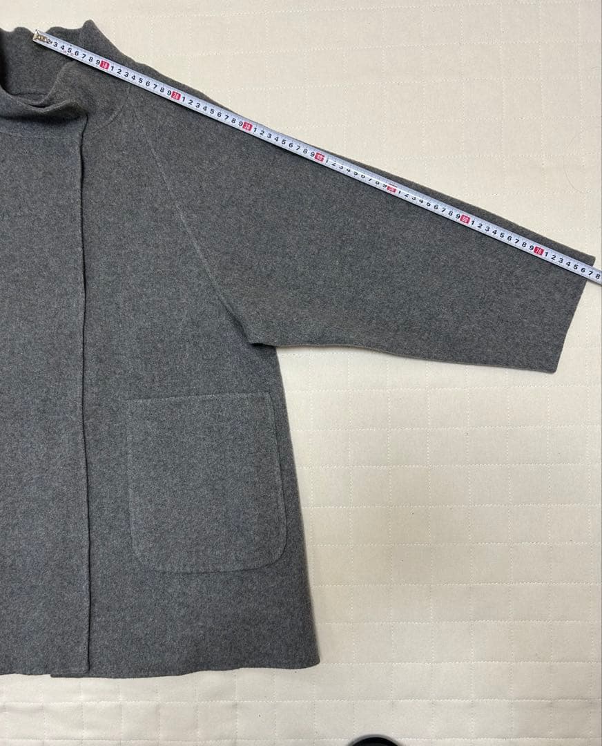 ウールグレーコート
