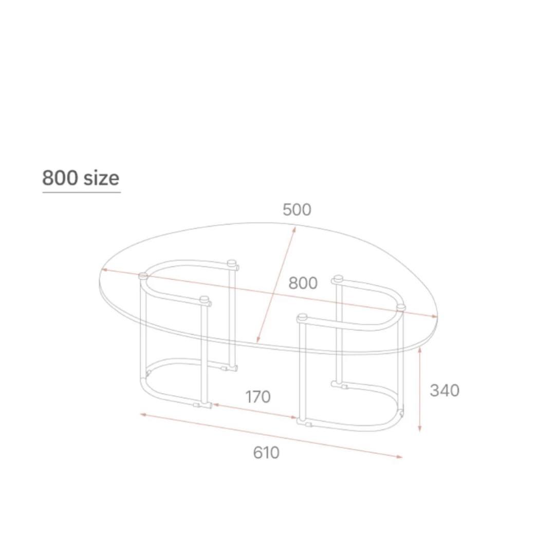 韓国　ペブルテーブル センターテーブル