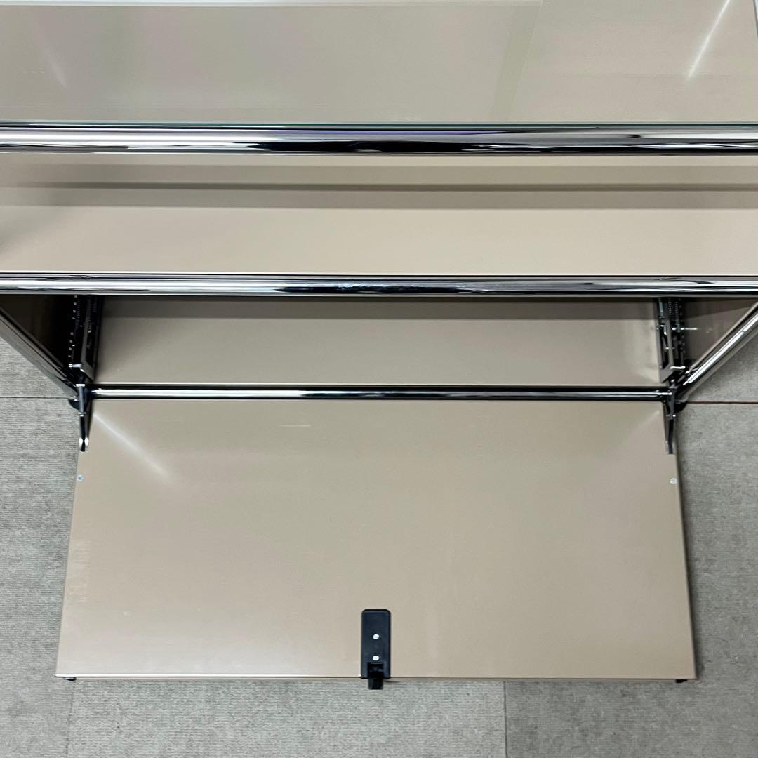 ★正規品★USMハラー １列２段　ガラス天板、ベージュ色