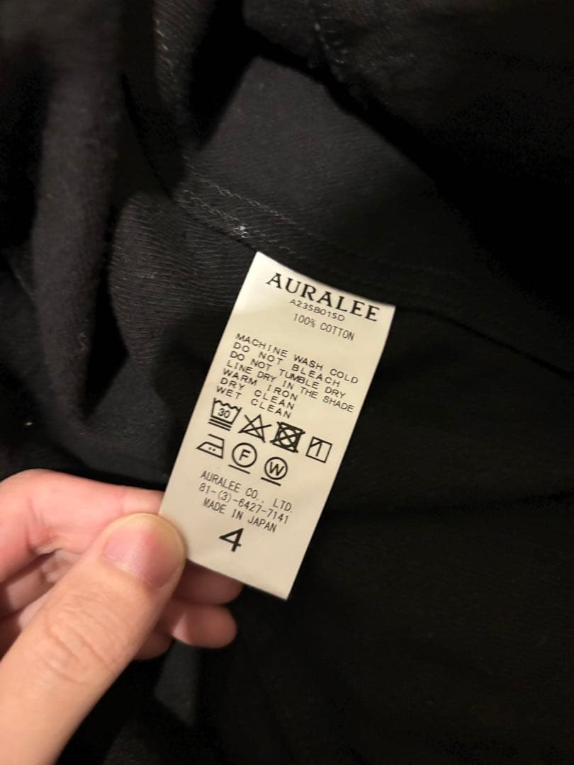 ジャケット・アウター AURALEE SELVEDGE LIGHT DENIM BLOUSON 4