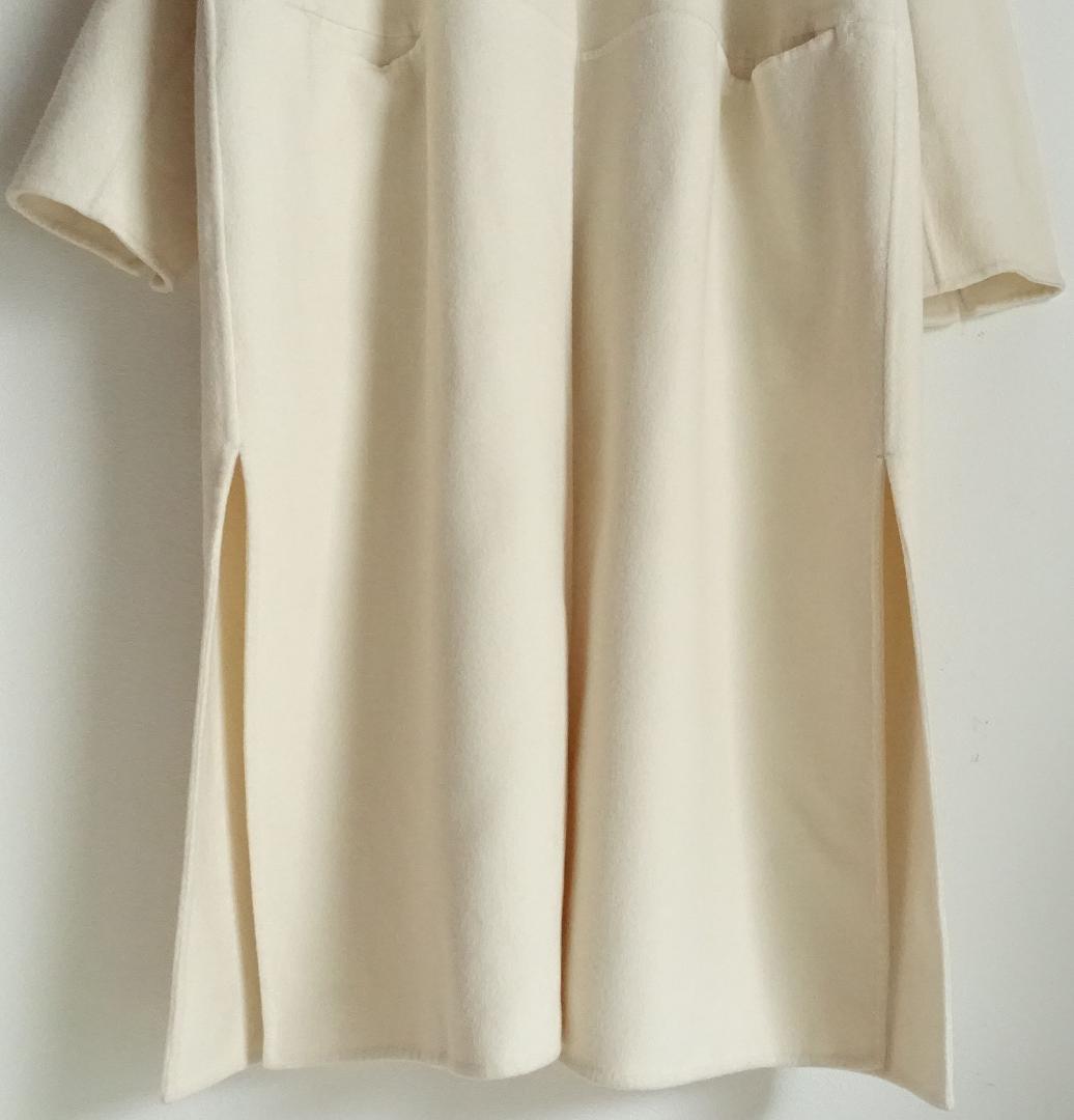 美品ドゥーズィエムクラス☆victorianリバーロングノーカラーコート38