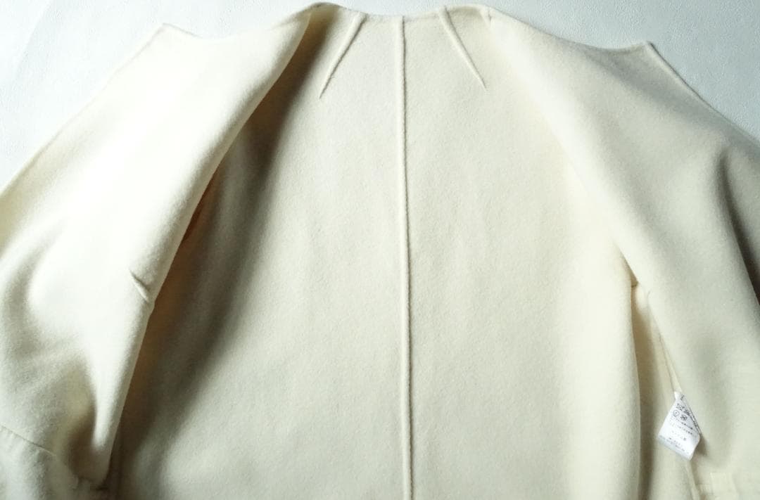 美品ドゥーズィエムクラス☆victorianリバーロングノーカラーコート38