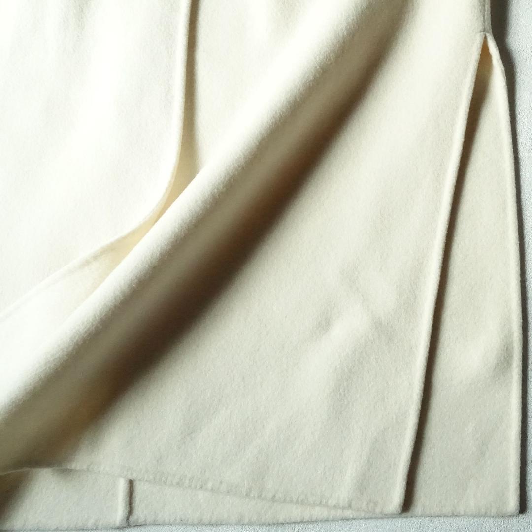 美品ドゥーズィエムクラス☆victorianリバーロングノーカラーコート38