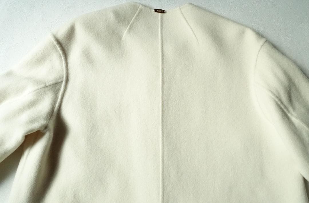 美品ドゥーズィエムクラス☆victorianリバーロングノーカラーコート38