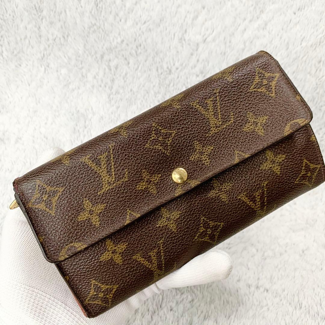 【極美品】ルイ・ヴィトン モノグラム サラ 長財布 ポルトモネクレデ K3