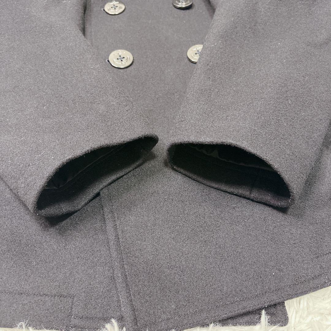 現行！ ブルックスブラザーズ ピーコート ウール アンカーボタン 紺 ネイビー